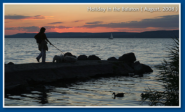 Maya,Dafni and Raffi on Holiday in the Balaton (August, 2008)